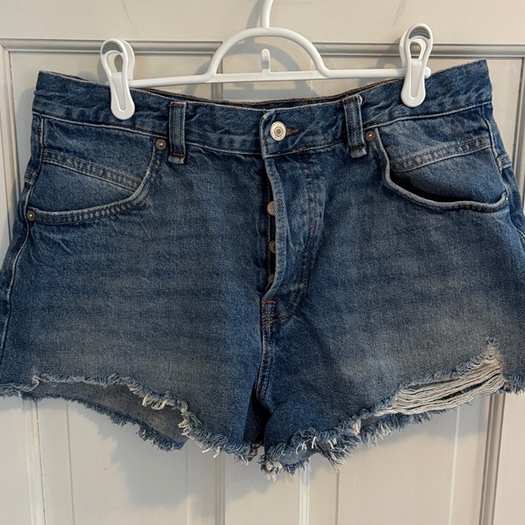 We The Free Pants - We the free size 31 Blue Jean Shorts for Women like new